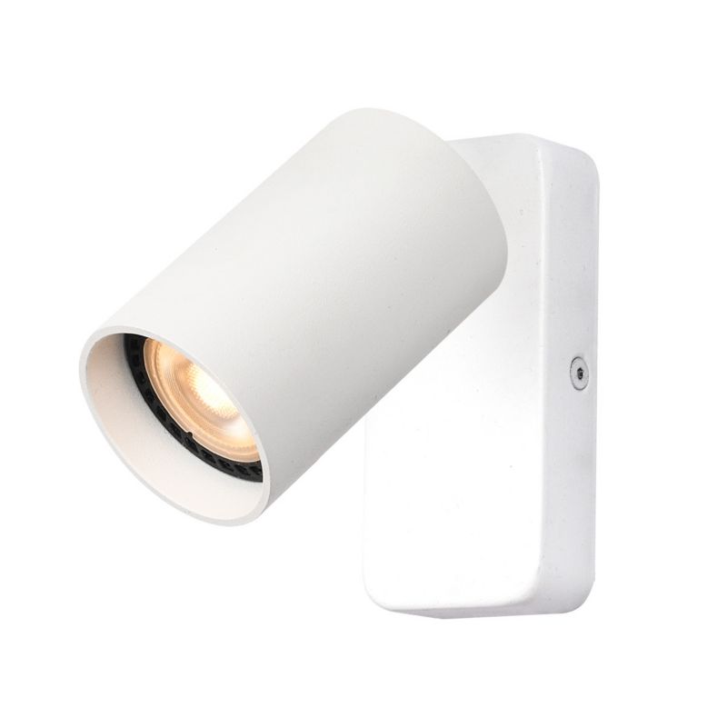 Kinkiet ścienny Italux Nesto biały piaskowany 1 x GU10 x 10W IP20 wym: 12 x 5,5 x 15 cm - 1 szt.