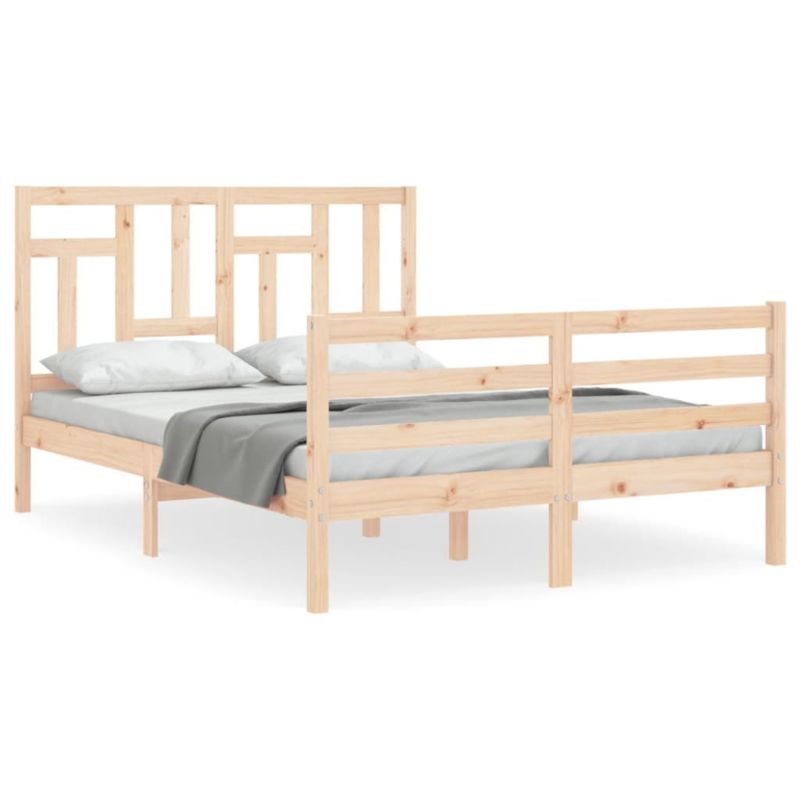 Łóżko drewniane WaszeMeble brązowe WM-3194931 1 szt.