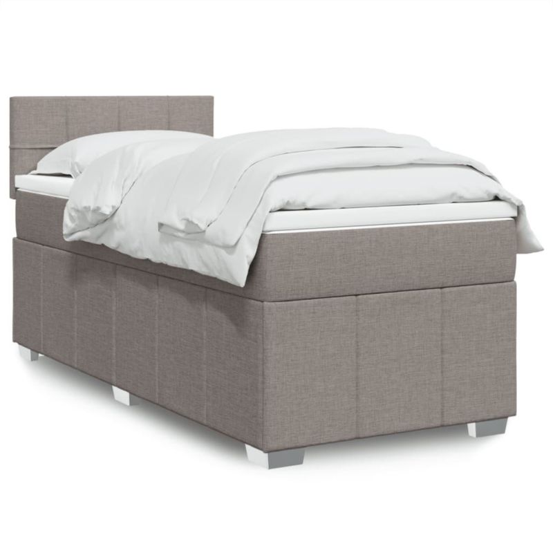 Łóżko kontynentalne WaszeMeble 100x200 cm Brązowe WM-3289283 1 szt.