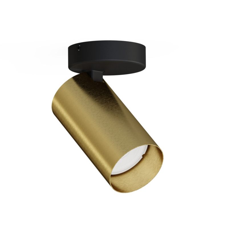 Reflektor spot Nowodvorski Lighting Mono czarny-mosiądz 1 x GU10 x IP20 wym: 15 x 5,5 cm - 1 szt.