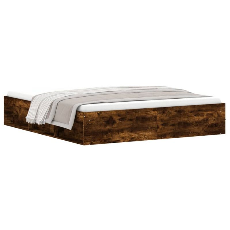 Łóżko drewniane WaszeMeble 180x200 cm brązowe WM-3203884 1 szt.