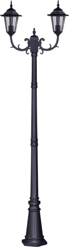 Latarnia ogrodowa Kaja Standard czarna 2 x E27 x 60W IP44 wym: 243 x 70 x 27 cm - 1 szt.