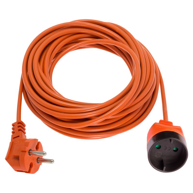Przedłużacz ogrodowy Elgotech OMY pomarańczowy 2 x 1 mm2 20 m