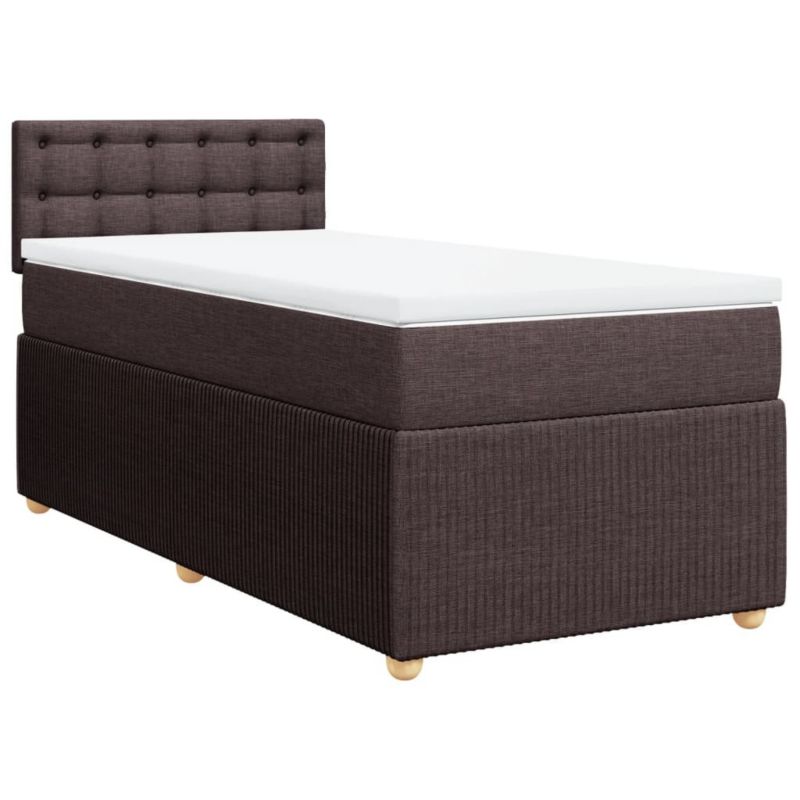 Łóżko kontynentalne WaszeMeble 80x200 cm brązowe WM-3289600 1 szt.