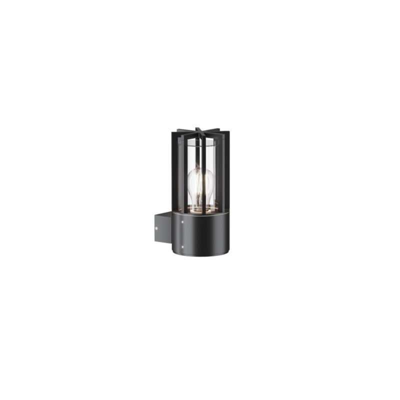 Kinkiet ścienny zewnętrzny Maytoni Barrel grafitowy 1 x E27 x 15W IP54 wym: 25 x 12 x 15,5 cm - 1 szt.