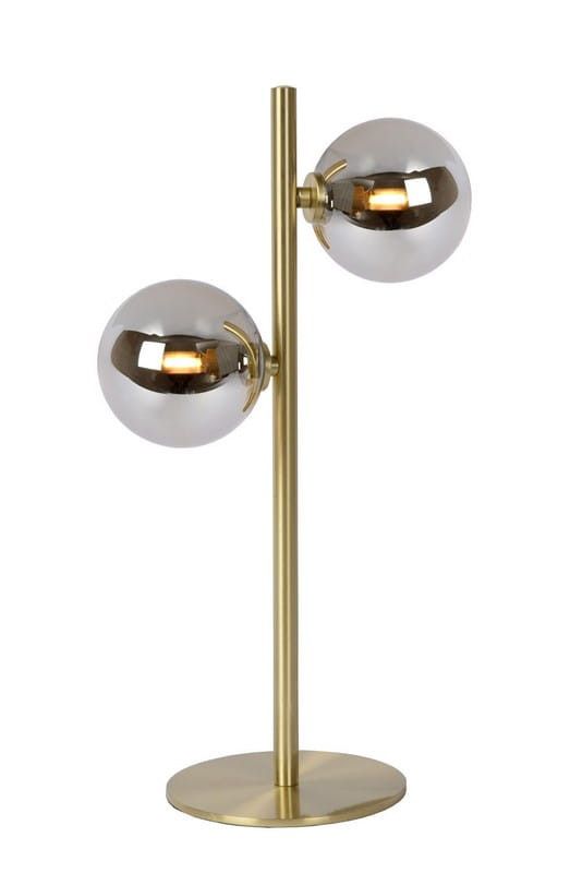 Lampka stołowa Lucide Tycho złoto-szara 2 x G9 x 28W IP20 wym: 43 x 15 x 22 cm metal - 1 szt.