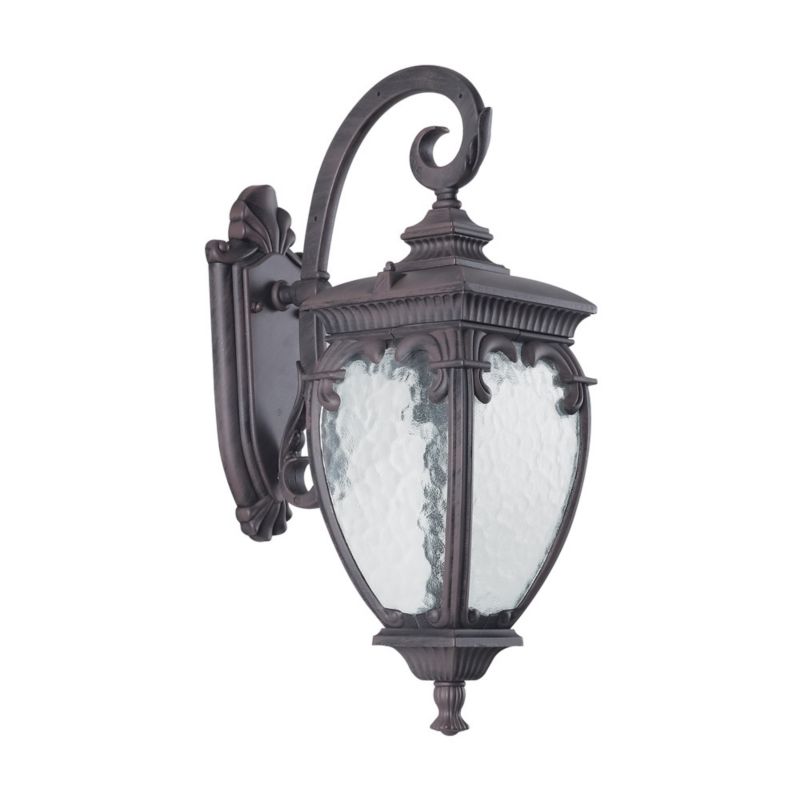 Kinkiet ścienny zewnętrzny Maytoni Fleur czarno-transparentny 1 x E27 x 60W IP44 wym: 48 x 48 x 15 cm - 1 szt.