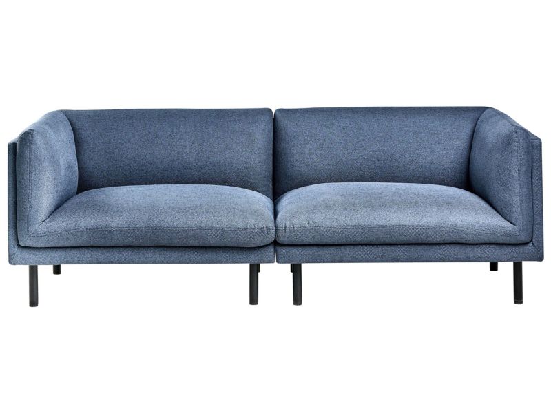 Sofa Vorgod Ciemnoniebieski dla 3 osób 1 szt.