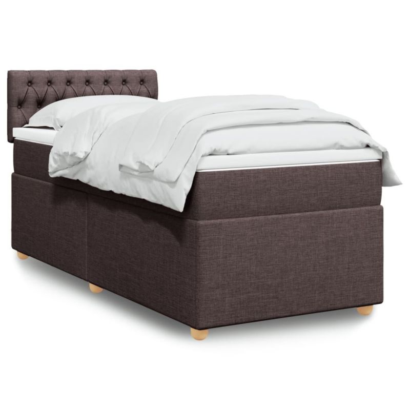 Łóżko kontynentalne WaszeMeble 90x200 cm brązowe WM-3288873 1 szt.