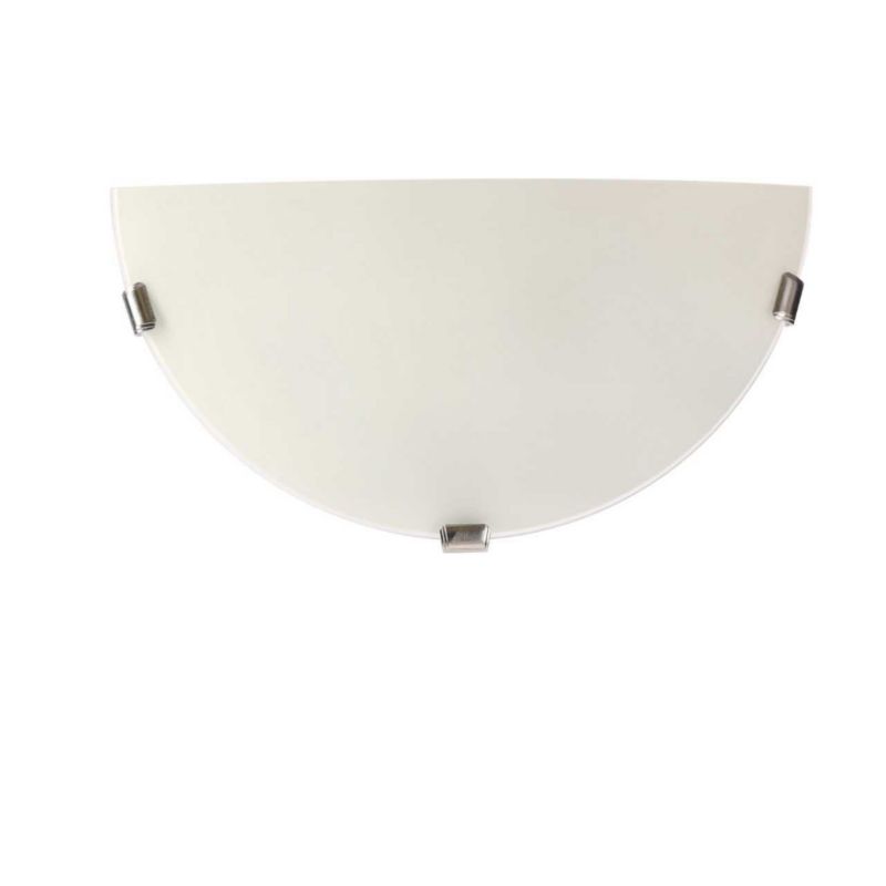 Plafon sufitowy nowoczesny Candellux Sara chromowany biały 1 x E27 x IP20 wym: 15 x 30 x 9 cm - 1 szt.