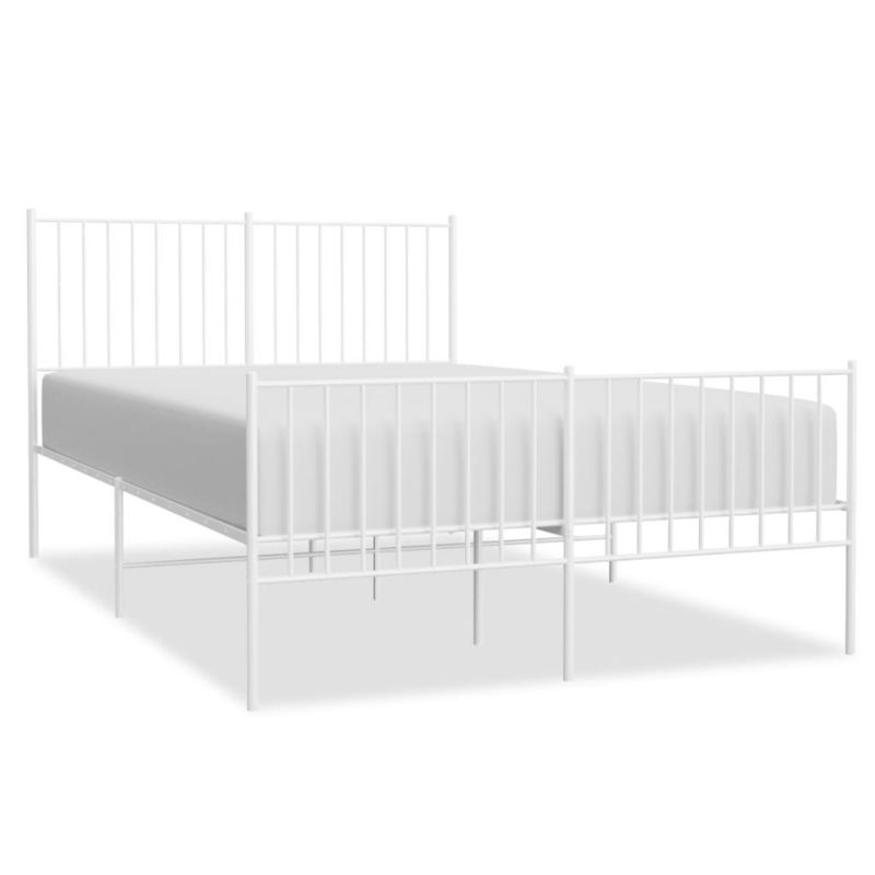 Łóżko metalowe WaszeMeble 135x190 cm biała WM-350948 1 szt.