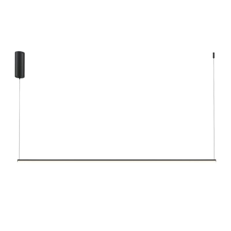 Lampa wisząca Maytoni Halo 5111 czarna minimalistyczna wbudowany LED 16W 1 szt.