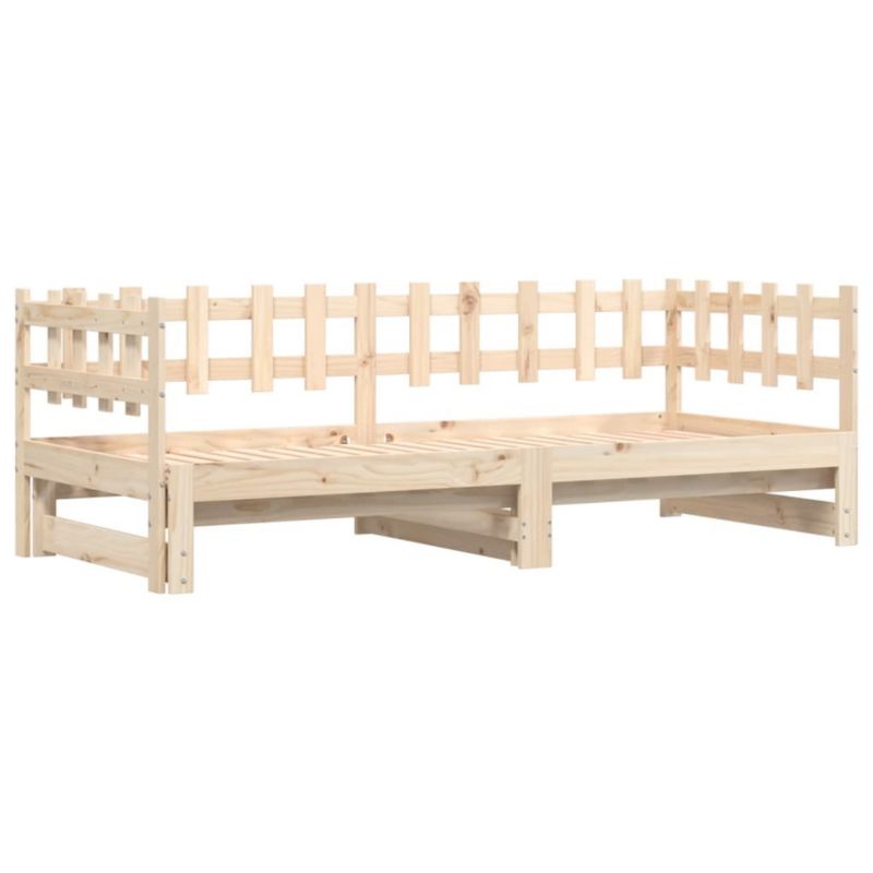 Łóżko drewniane WaszeMeble 90x200 cm brązowe WM-840388 1 szt.