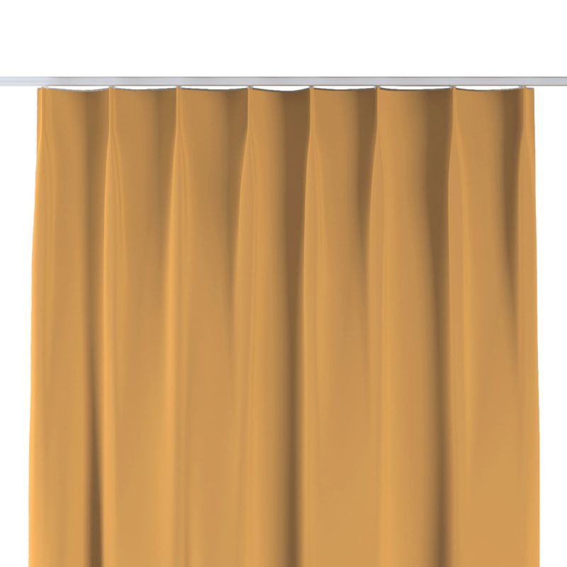 Zasłona na haczykach flex pojedynczych 130 x 245 cm Dekoria miodowy żółty 1 szt.