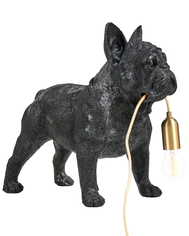 Lampa stołowa Pies Baxter Czarny 1 szt.
