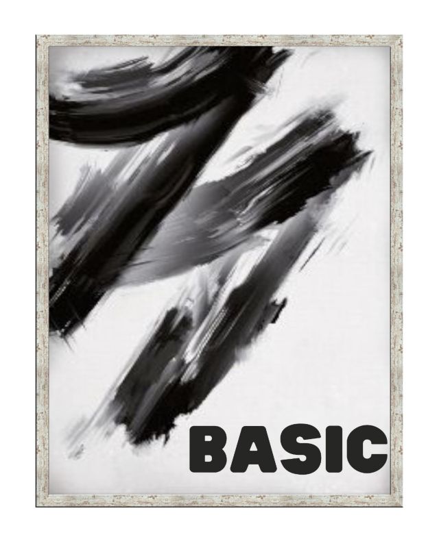Ramka MDF BASIC na zdjęcie 61x91,5 cm bielona sosna 1 szt.