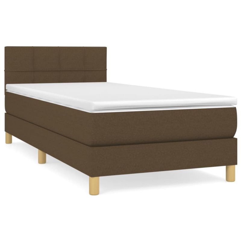 Łóżko kontynentalne WaszeMeble 80x200 cm brązowe WM-3140572 1 szt.