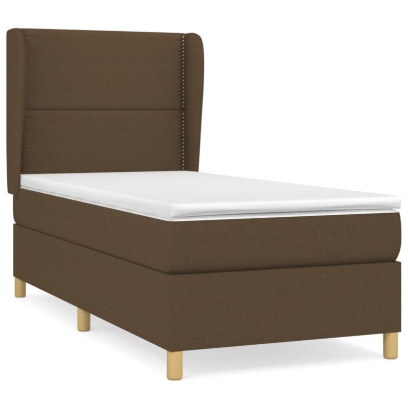 Łóżko kontynentalne WaszeMeble 90x200 cm brązowe WM-3128416 1 szt.