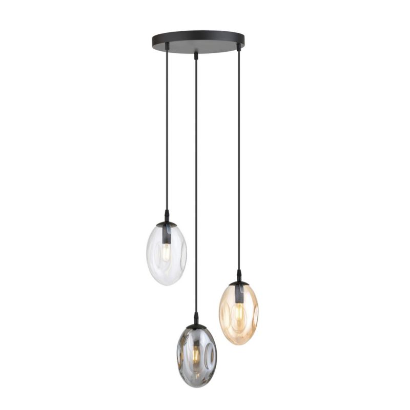 Lampa sufitowa Emibig Astral czarna-wielokolorowy wym: 100 x 40 x 40 cm 3xE14 x 10W 1 szt.