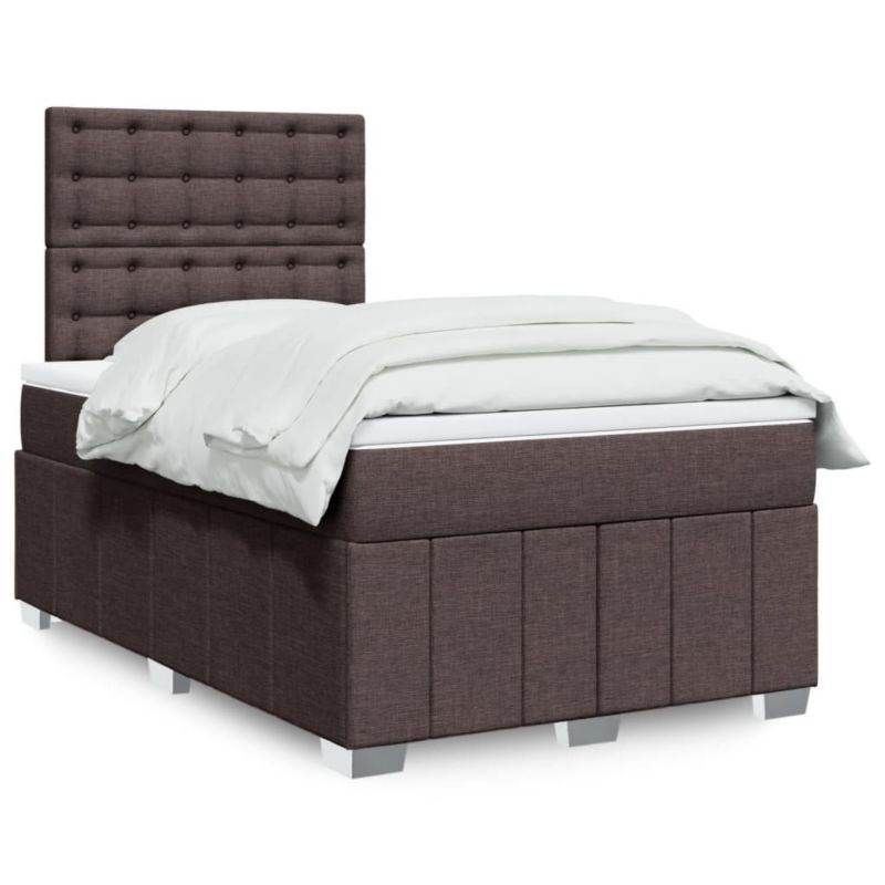 Łóżko kontynentalne WaszeMeble 120x200 cm brązowe WM-3291652 1 szt.
