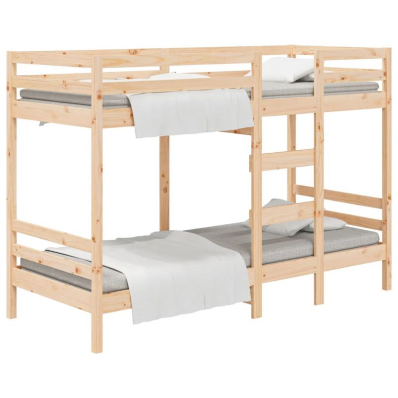 Łóżko piętrowe WaszeMeble 90x190 cm brązowe WM-3139839 1 szt.