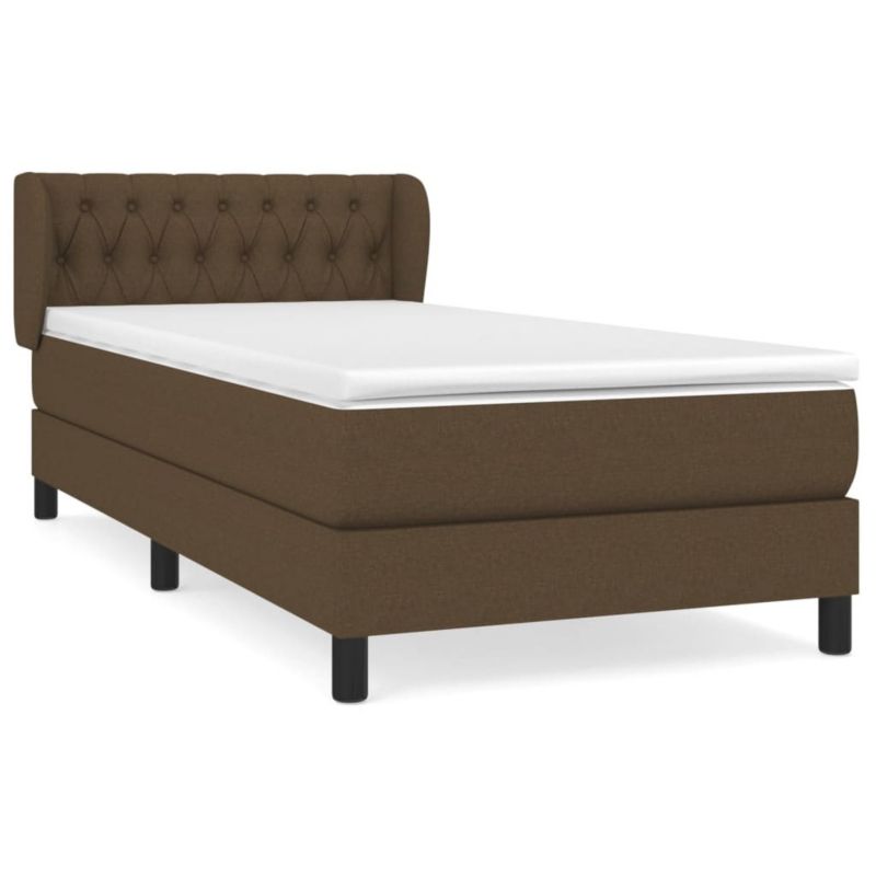 Łóżko kontynentalne WaszeMeble 90x200 cm brązowe WM-3126456 1 szt.