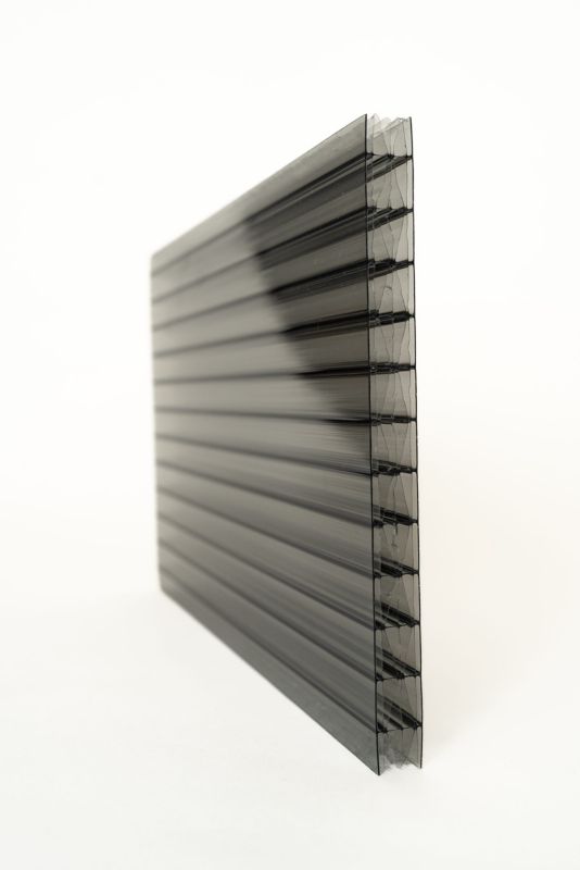 Poliwęglan komorowy TECH-PLAST 16mm szary 1,05 x 3,50m X-kom 1 szt.