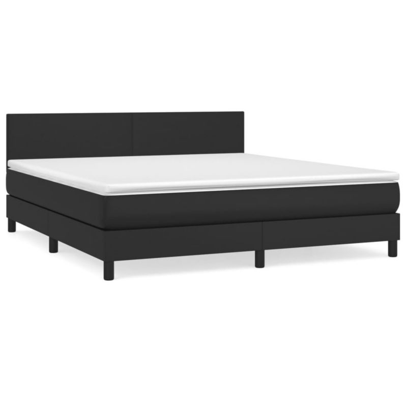 Łóżko kontynentalne WaszeMeble 180x200 cm czarne WM-3141017 1 szt.