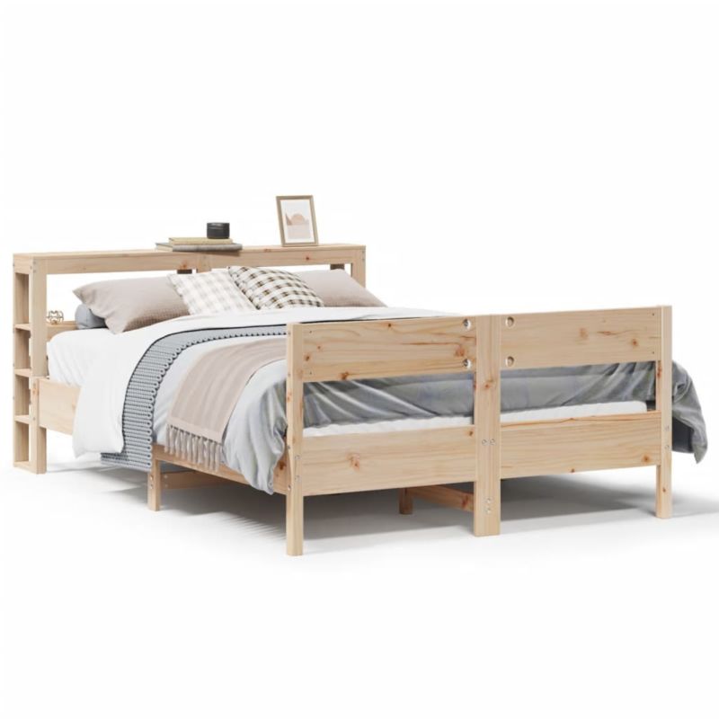 Łóżko drewniane WaszeMeble 160x200 cm brązowe WM-3306180 1 szt.