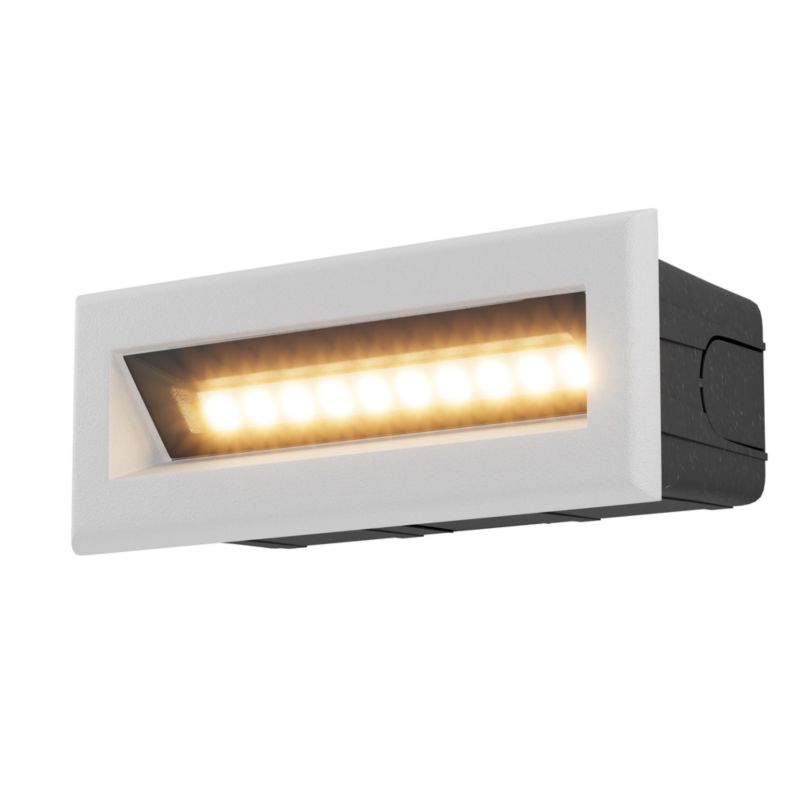 Oprawa zewnętrzna wpuszczana Maytoni Bosca biała LED 5W 3000K 400lm IP65 wym: 5,4 x 13,7 cm - 1 szt.