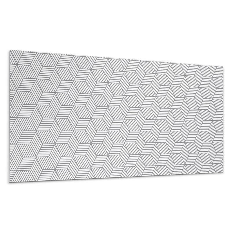 Panel samoprzylepny Wallfluent 120x60 cm Motyw liści w heksagonalnej aranżacji 1 szt.