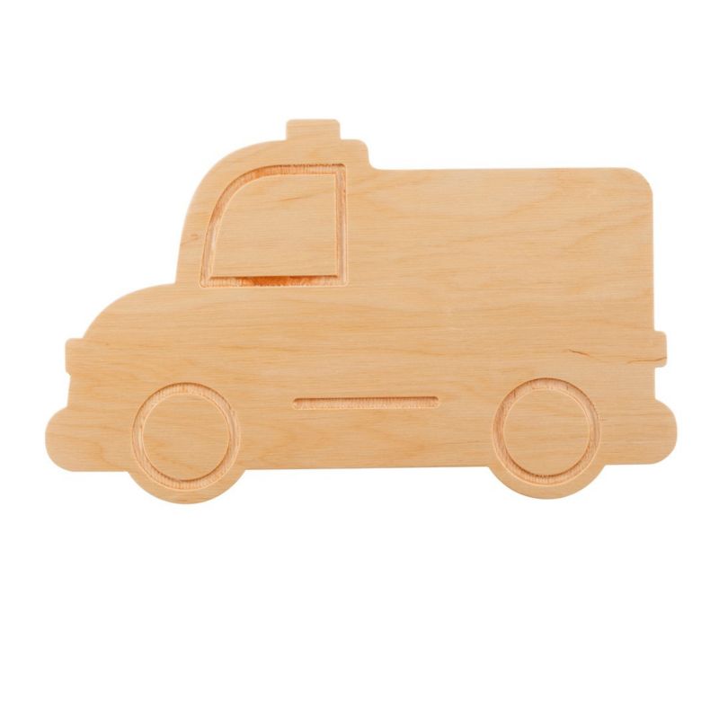 Kinkiet ścienny Emibig Police jasne drewno-biały do pokoju dziecka 1 x E14 x 10W IP20 wym: 18 x 32,5 cm - 1 szt.