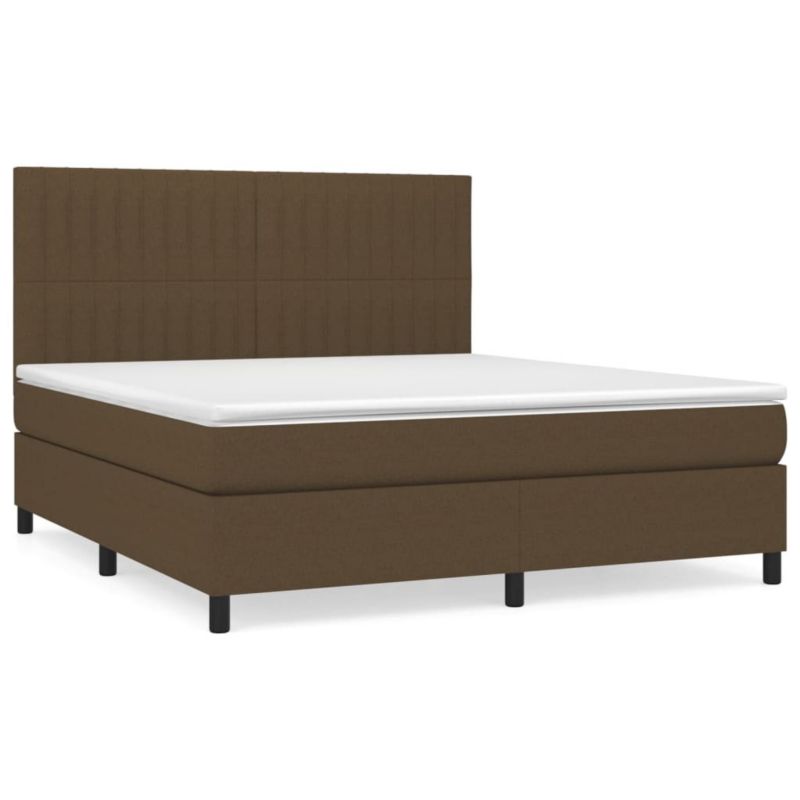 Łóżko kontynentalne WaszeMeble 180x200 cm brązowe WM-3141956 1 szt.