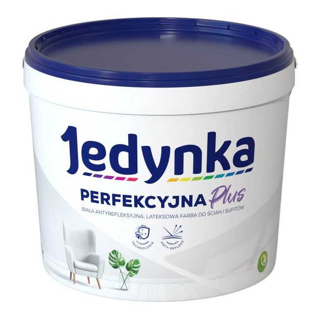 Farba Jedynka lateksowa antyrefleksyjna Perfekcyjna Plus 10 l