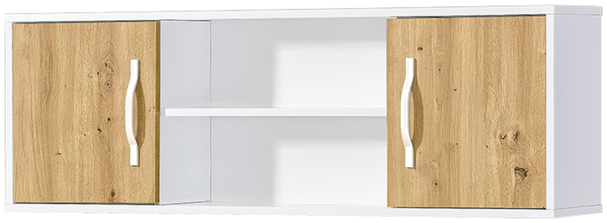 Wisząca szafka półotwarta 120 cm PERFECT dąb artisan