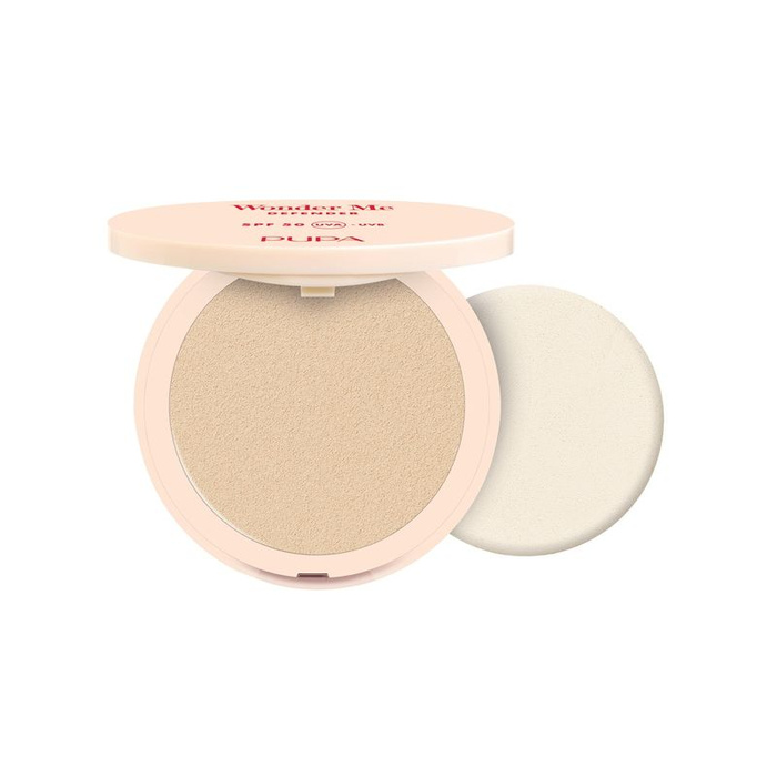 PUPA Milano Wonder Me Defender Podkład w kompakcie SPF50 - 001 Porcelain, 8,5 g
