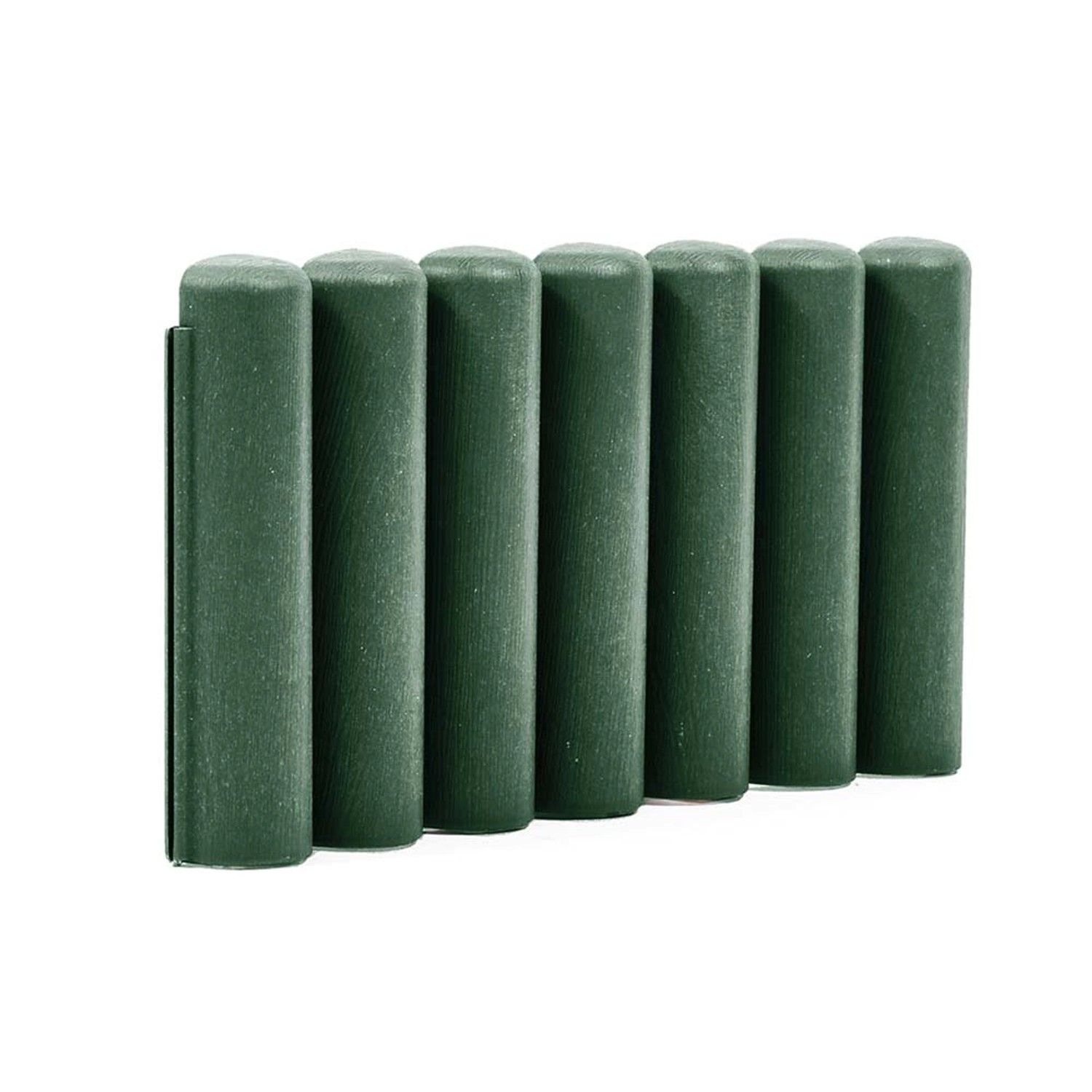 Palisada kompozytowa zielona z pieńków - 40 x 20 x 5 cm