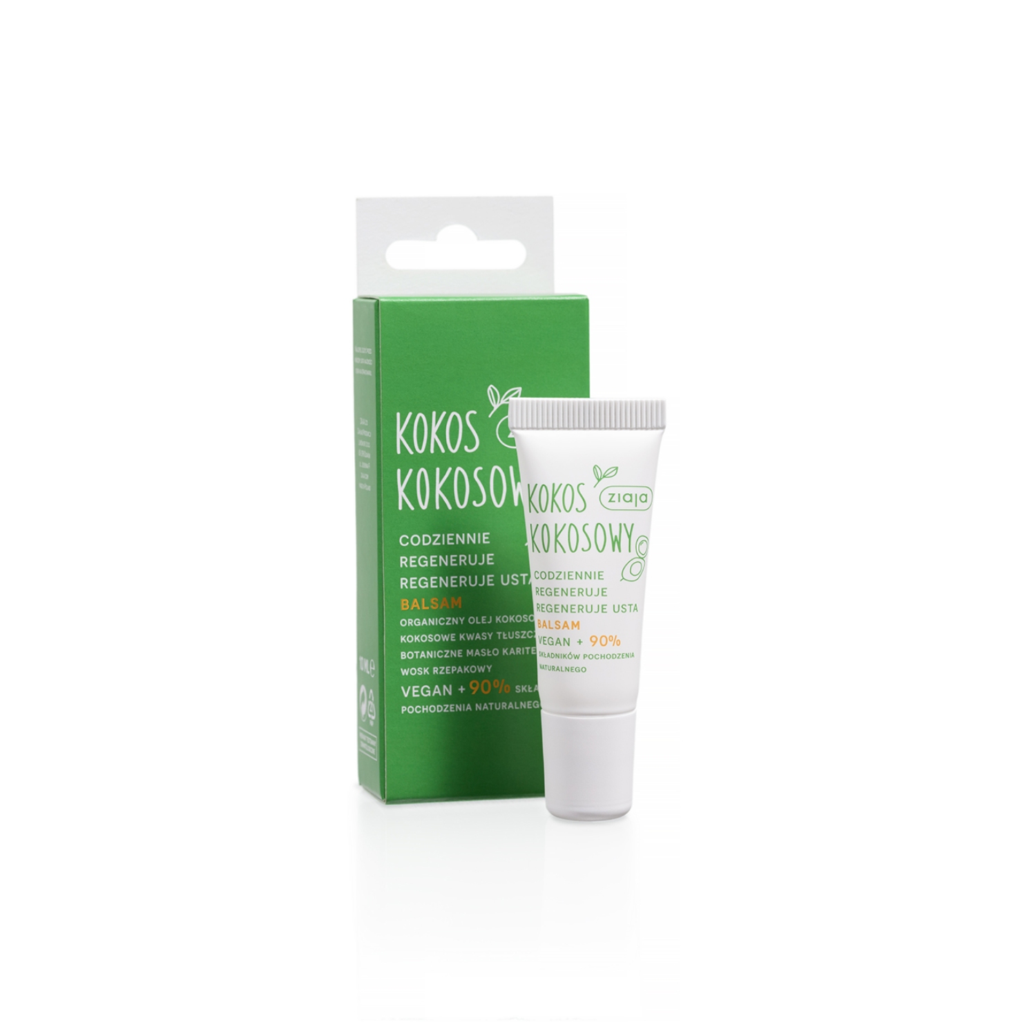 Ziaja - kokosowy balsam do ust, regenerujący, 10 ml