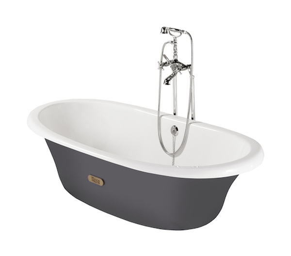 Roca Newcast Classic wanna wolnostojąca 170x85 cm biały/szary A233650000
