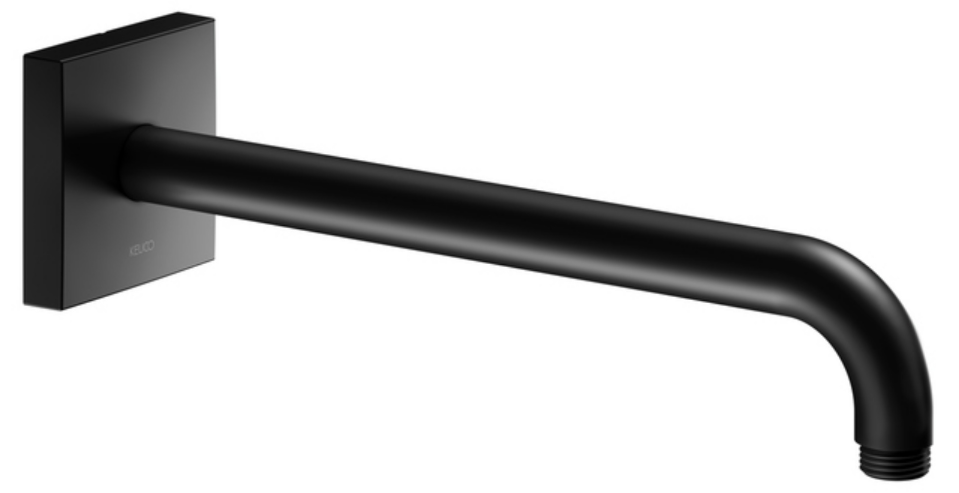 Keuco ramię deszczownicy 30 cm ścienne czarny mat 53088370302