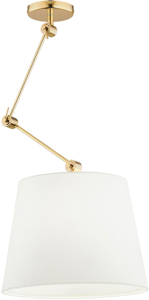 Argon Zakyntos Plus lampa wisząca 1x15W biały/mosiądz 4895