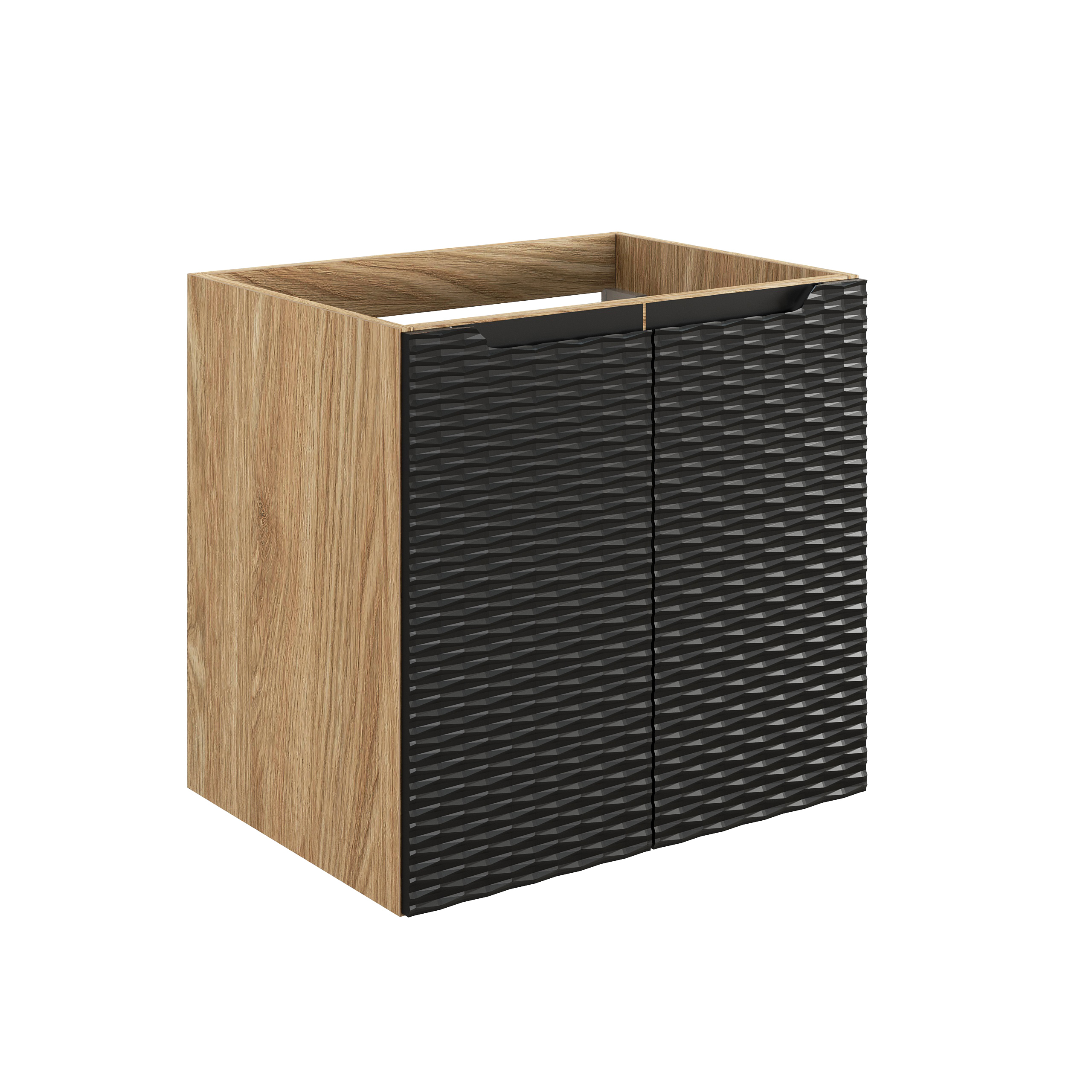 Comad Ocean Black szafka 60x46x57 cm czarna-dab OCEAN BLACK 82-60-2D