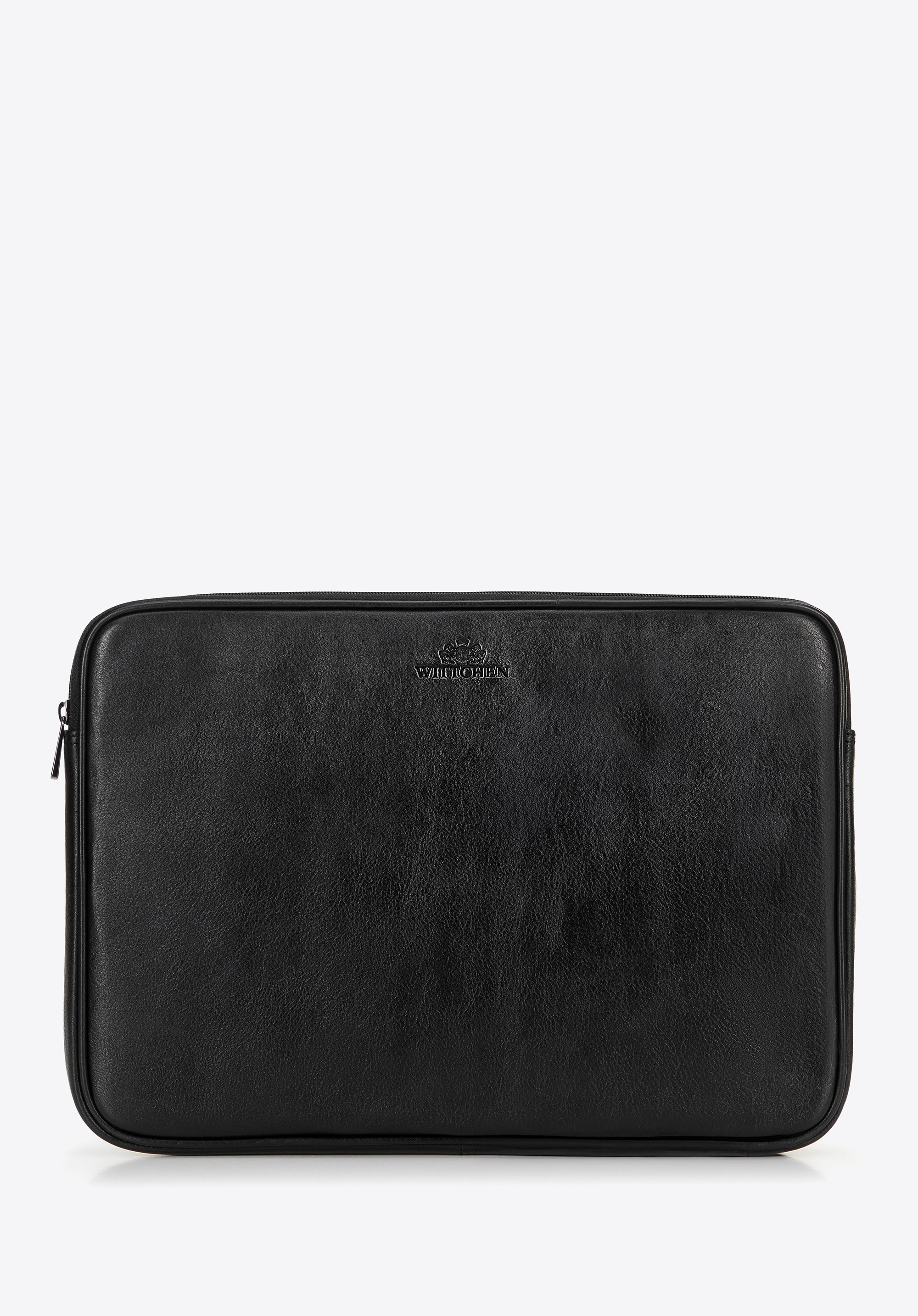 Pokrowiec na laptopa 15,6” ze skóry naturalnej czarny