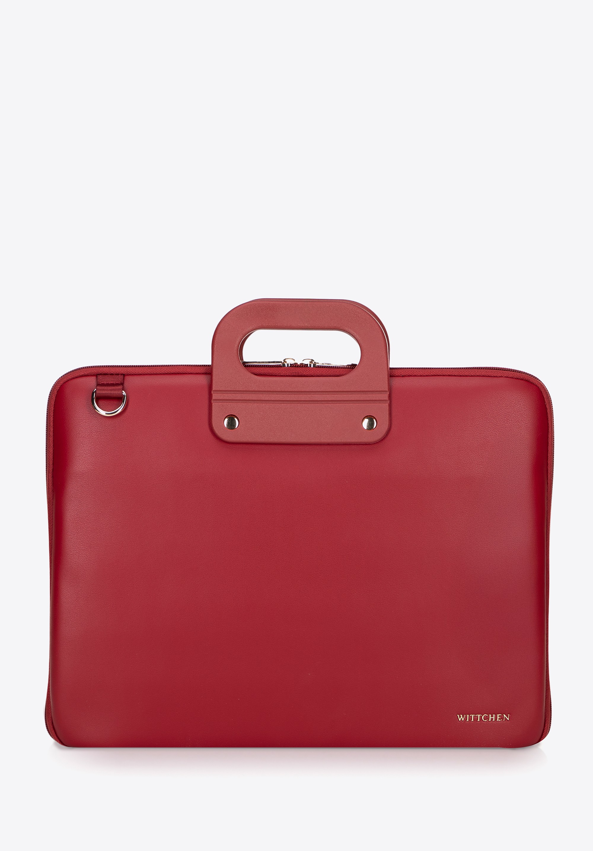 Torba na laptopa 15” z imitacji skóry czerwona