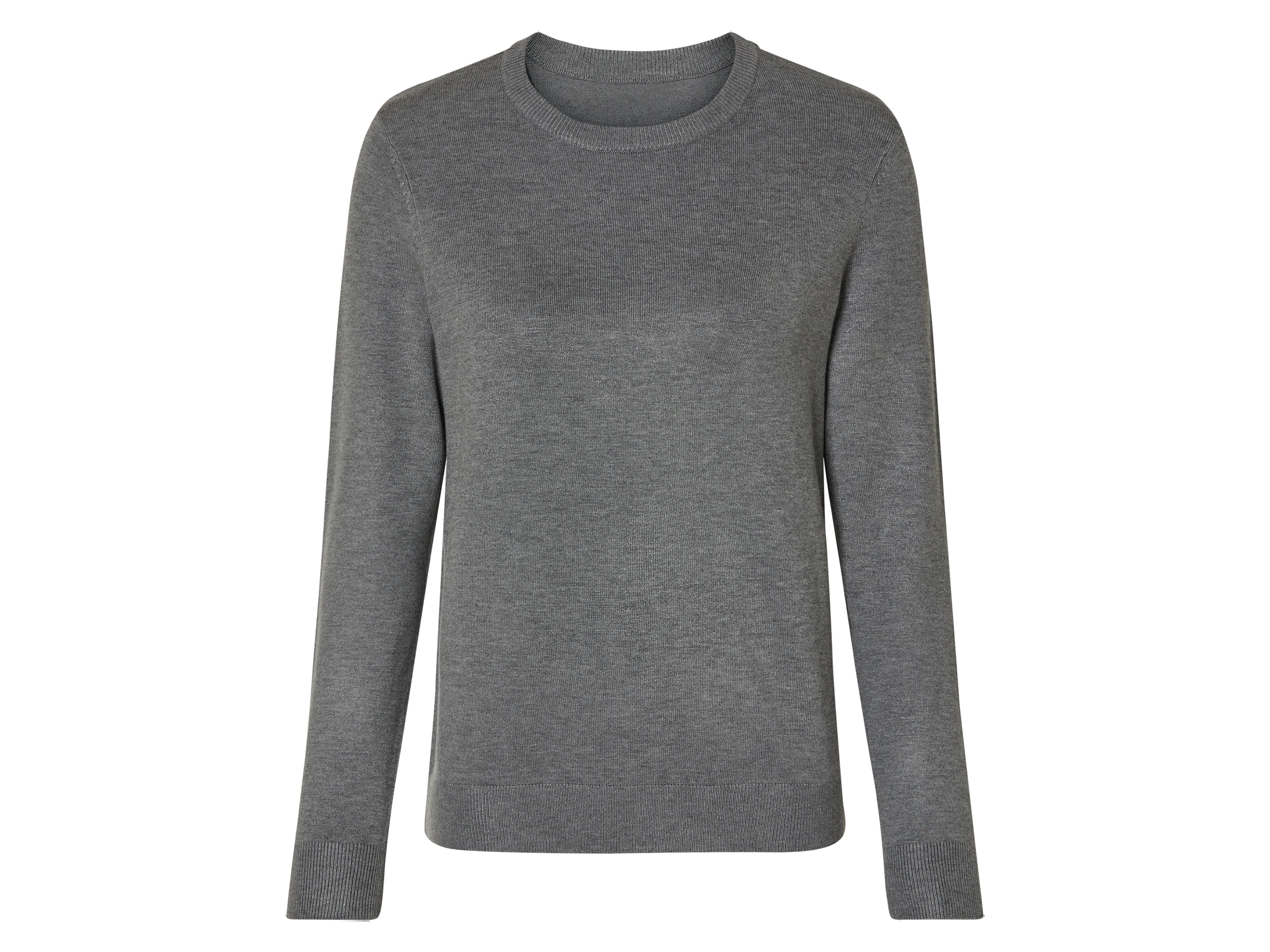 esmara Sweter damski z delikatnej dzianiny Szary, Xl48/50