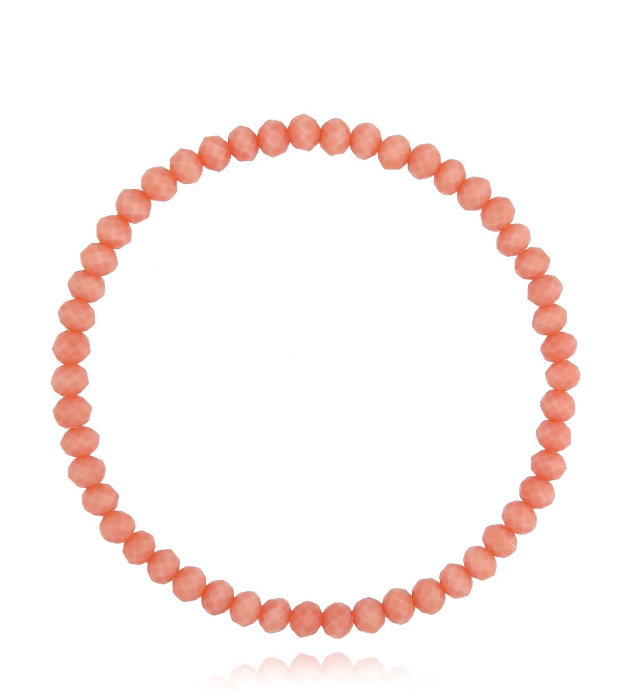 Bransoletka z kryształkami terracotta Basic - By Dziubeka