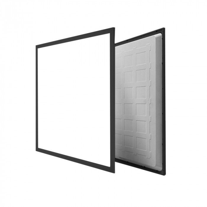 Plafon sufitowy nowoczesny Ecolight Podtynkowy czarno-biały LED 40W 4000K 4000lm IP20 wym: 3 x 59,5 x 59,5 cm - 1 szt.