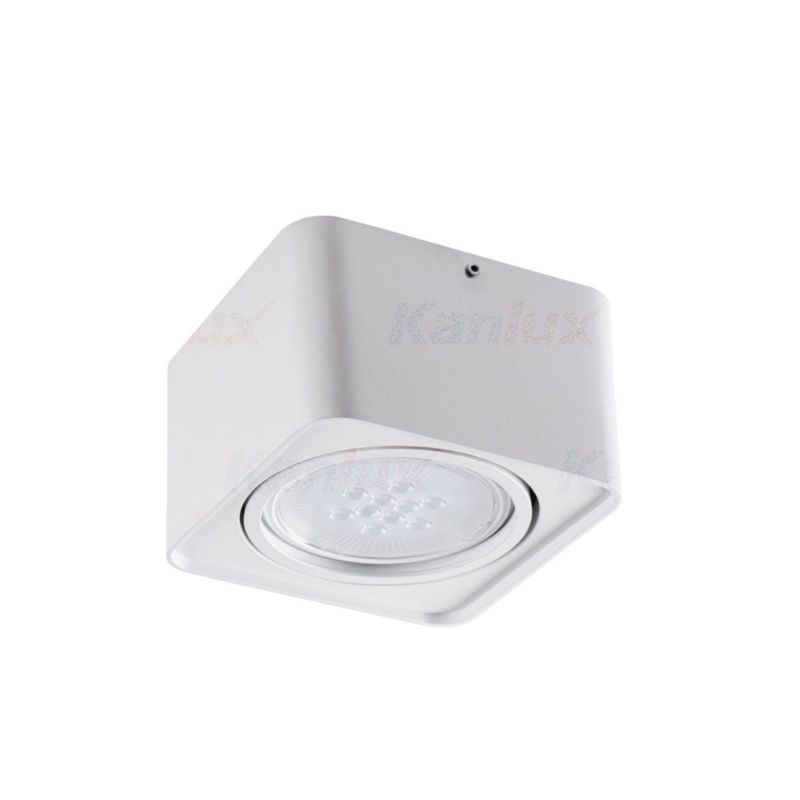 Spot sufitowy Kanlux Tubeo biały 1 x ES111 x 25W IP20 wym: 15 x 15 cm - 1 szt.