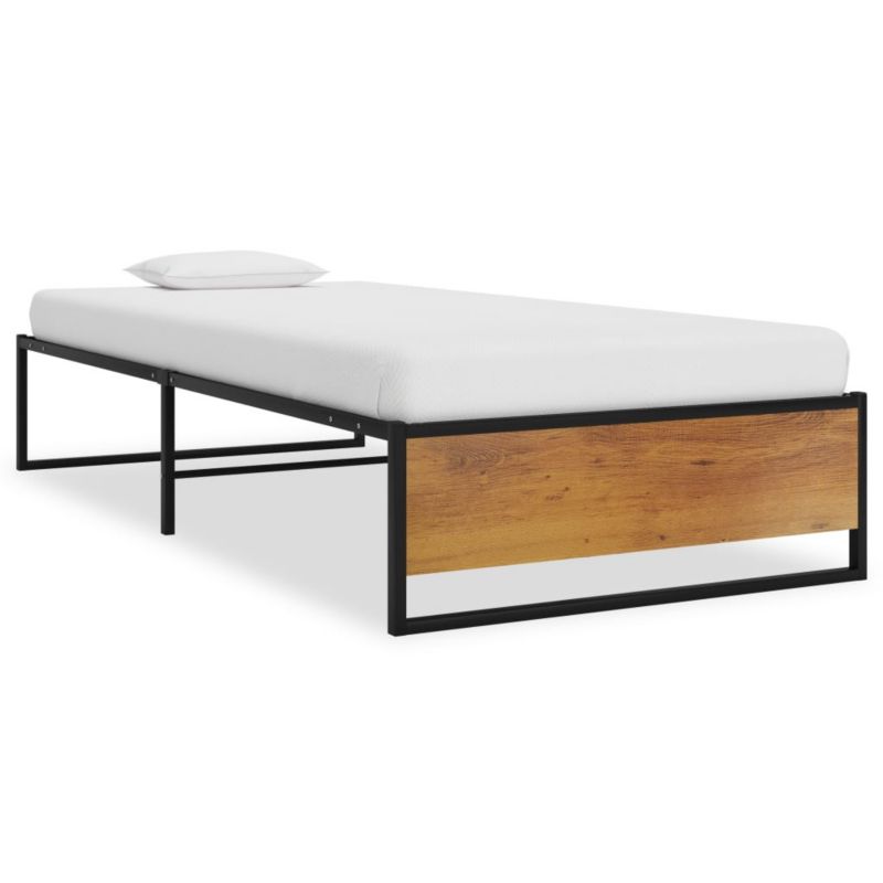 Łóżko metalowe WaszeMeble 100x200 cm czarna WM-324814 1 szt.