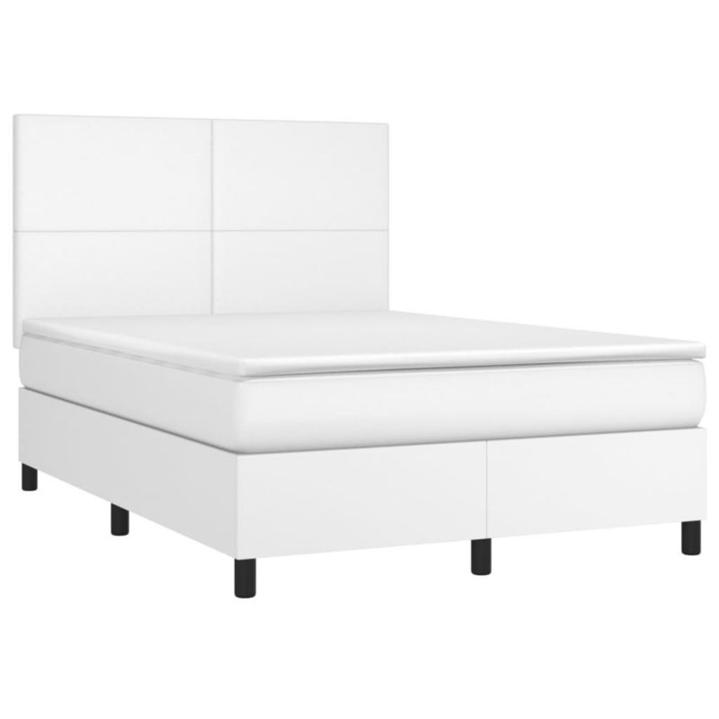 Łóżko kontynentalne WaszeMeble 140x200 cm biała WM-3135826 1 szt.